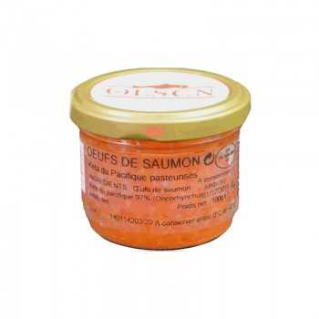 Caviars & oeufs de poissons - Oeufs de saumon Keta sauvage - 50G -