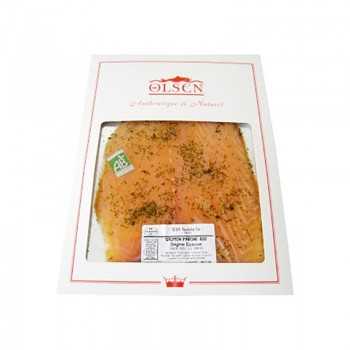 Saumons - Saumon Bio Prestige mariné à l'aneth 2/3 tranches 150G - 