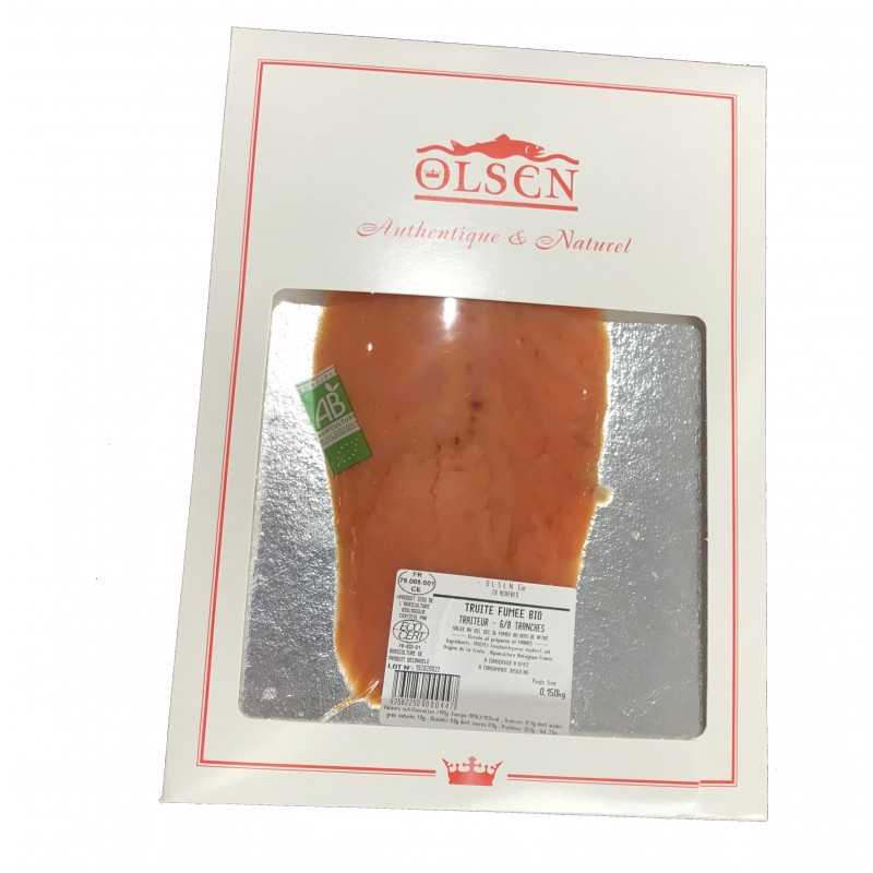 Autres poissons - Truite Fumée Bio France Prestige 6-8 Tranches 150G -