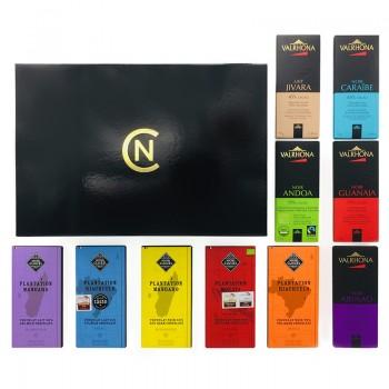 Coffrets Cadeaux - Coffret de Tablettes : Michel Cluizel VS Valrhona - 