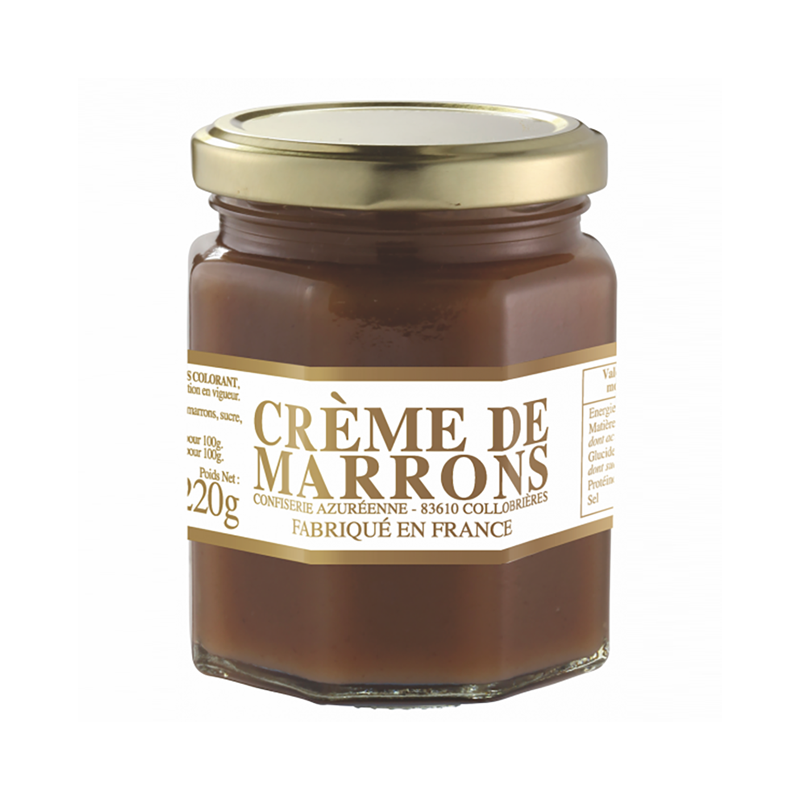 A tartiner - Bocal De Crème De Marrons De Collobrières 220G - 