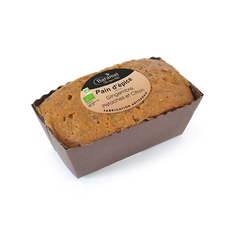 Pain d'épice au Gingembre, Pistaches et Citron Bio 190G