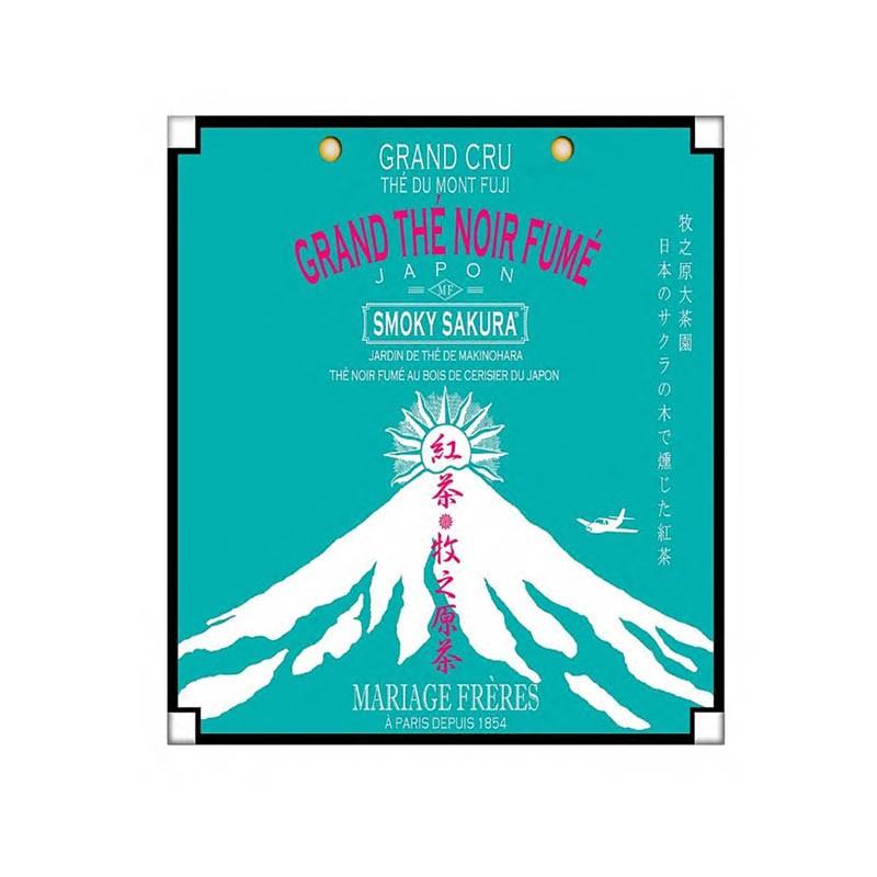 Thé fumé Smoky Sakura Mariage Fréres pochette de 50G