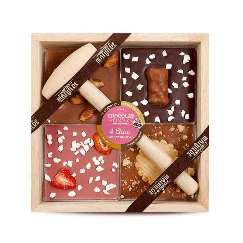Chocolat à Casser Assortiment Gourmandise Comptoir Mathilde