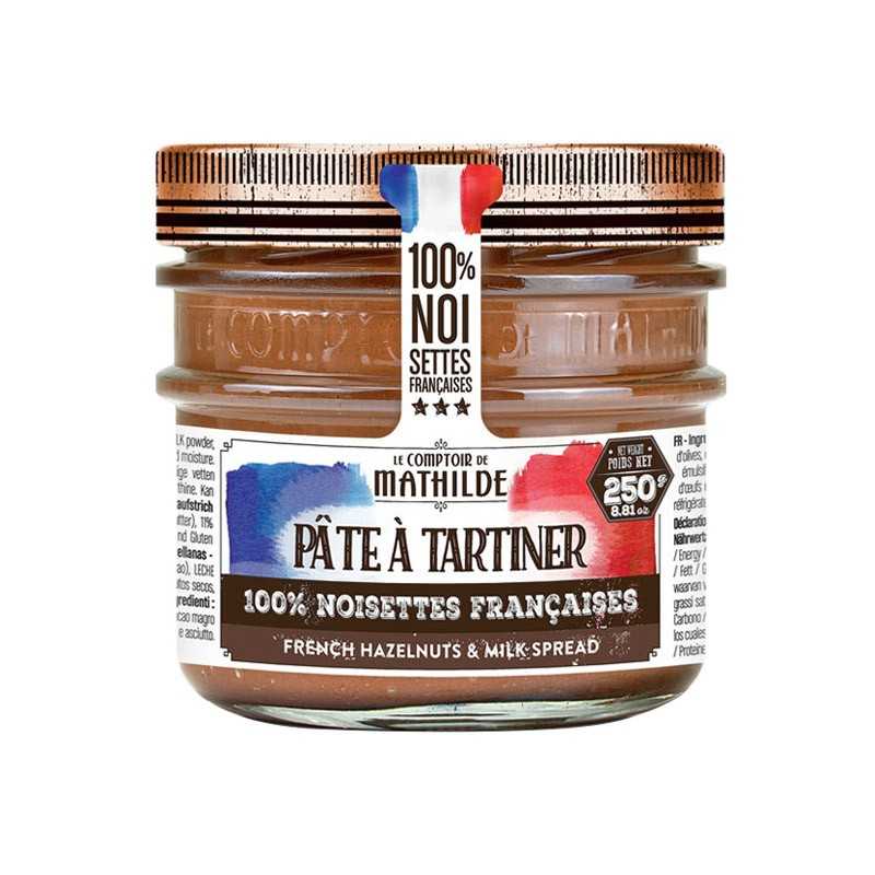 Pâte à Tartiner noisettes françaises 250G Comptoir Mathilde