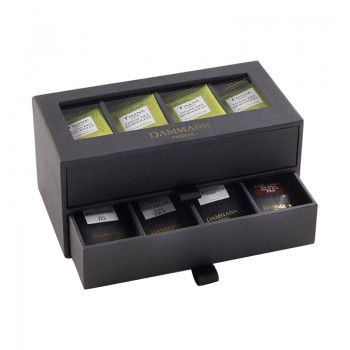 Coffret noir 24/24 56 sachets thés infusions Dammann Frères
