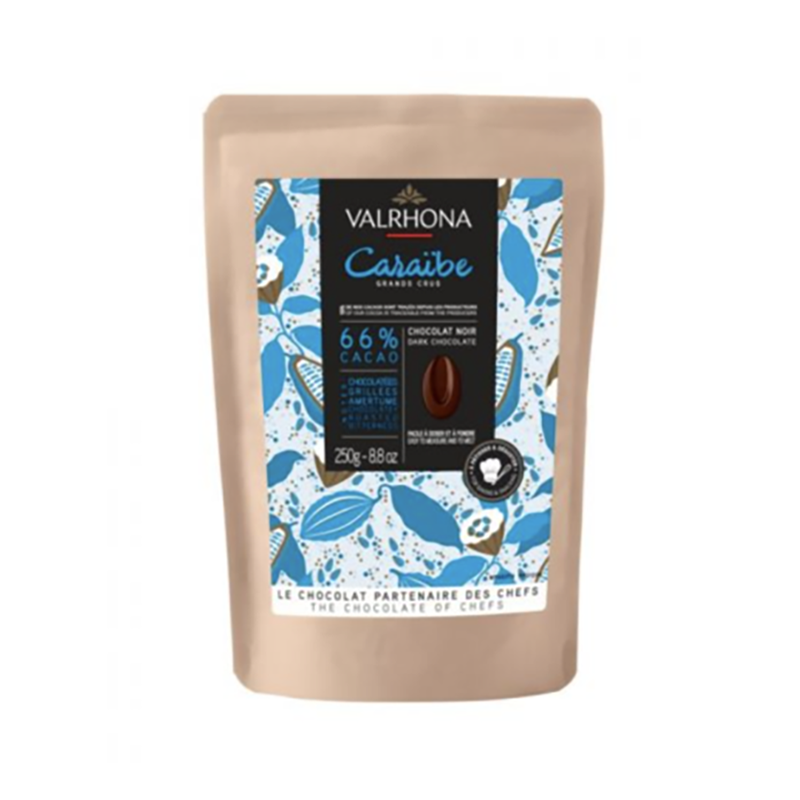 Sac De Fèves Caraïbes 66% 250G - Valrhona