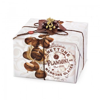 Panettone aux marrons glacés 1KG Flamigni