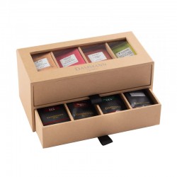 Coffret kraft 7/7 56 sachets thés infusions Dammann Frères