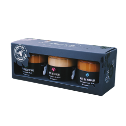 Coffret De Miels Eucalyptus, Litchi & Niaouli 930G