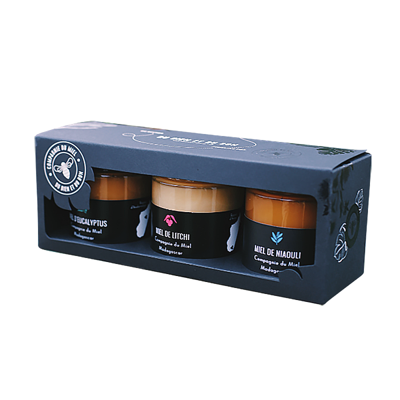 Coffret De Miels Eucalyptus, Litchi & Niaouli 930G