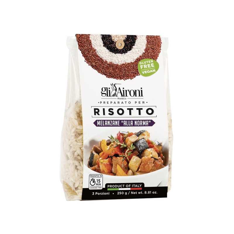Risotto a La Norma Aubergines 250G Gli Aironi