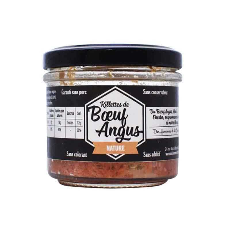 Rillette Angus Nature 90G Des Hommes Et Des Boeufs