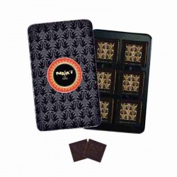 Plumier Noir 12 Carrés Chocolat Noir 58G - Maxim's