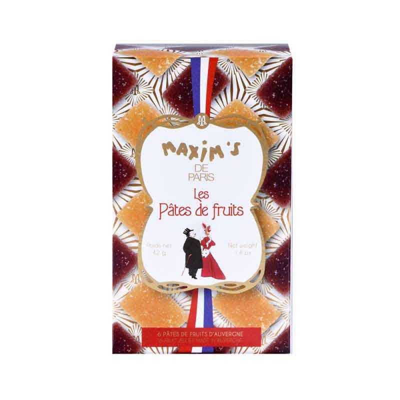 Mini Etui 6 Pâtes De Fruits Cerise & Poire 42G - Maxim's