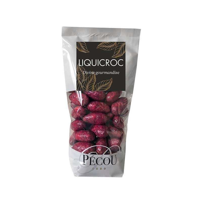 Sachet Liquicroc Framboise, Violette 250G Maison Pécou