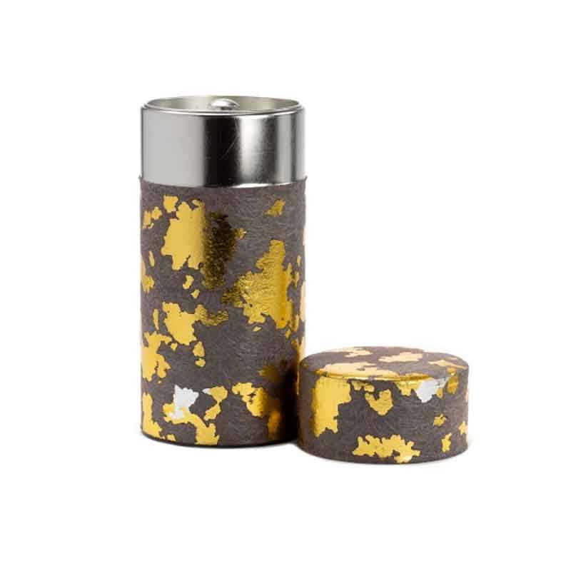 Boite à thé Washi Kompeki Dammann Frères 150G bleu gris