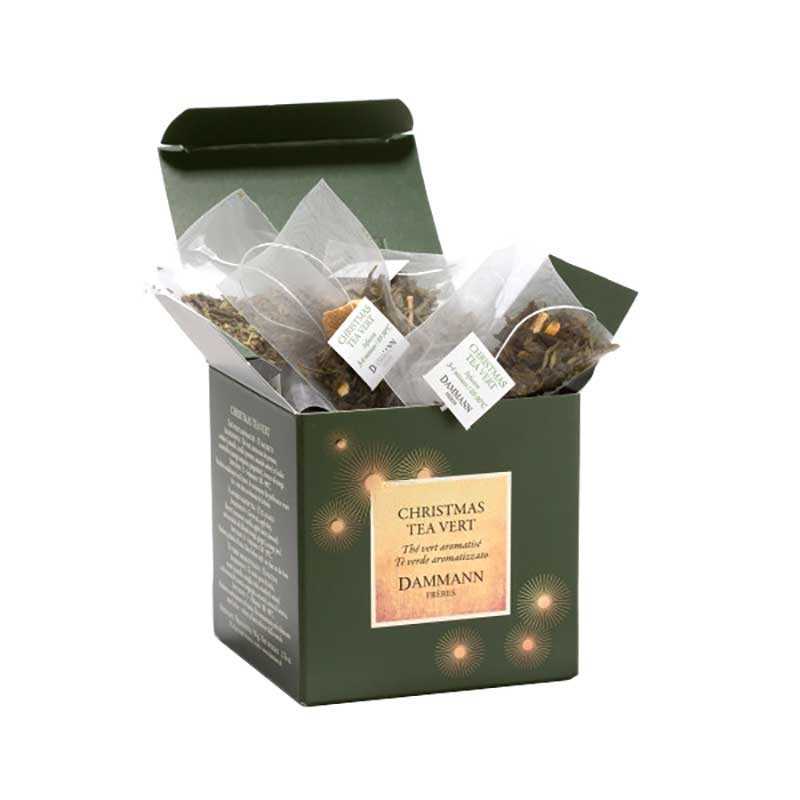 Thé Christmas Tea Vert Dammann Frères 25 sachets