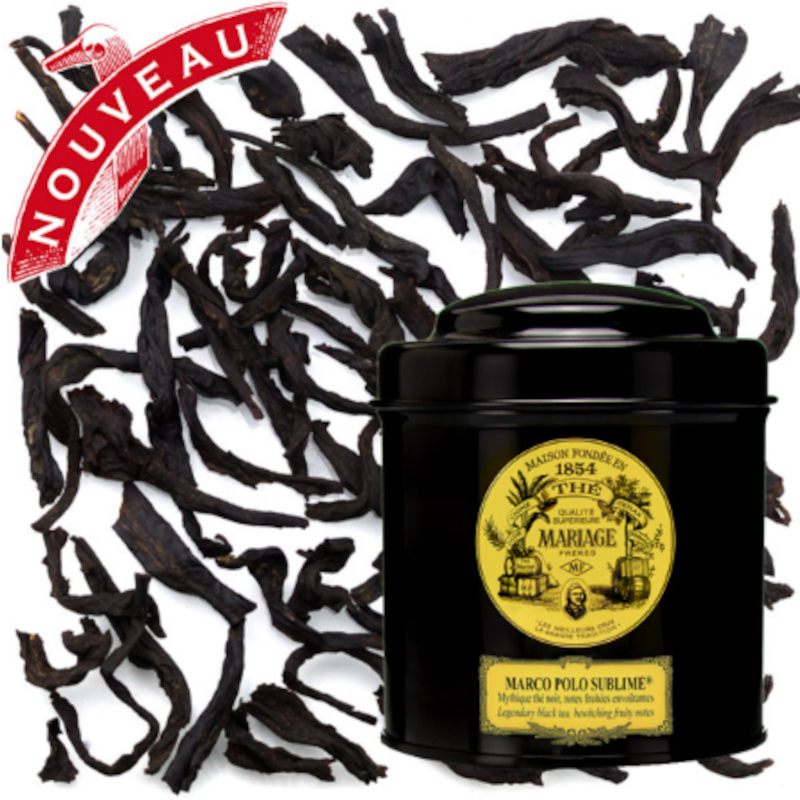 Thés vrac boîtes 100g - Thé Vert Marco Polo Sublime Mariage Frères Boite 100G - 