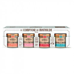 Coffret Gourmand Pâte à tartiner Caramel & Lait 4X100G