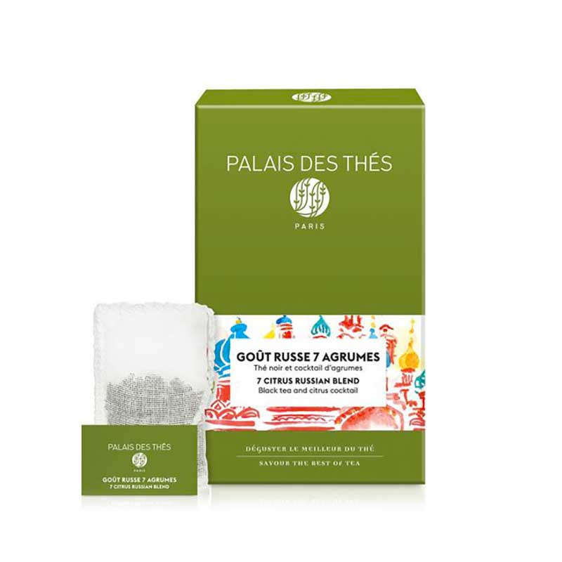 Thé Goût Russe 7 Agrumes Palais des thés 20 mousselines