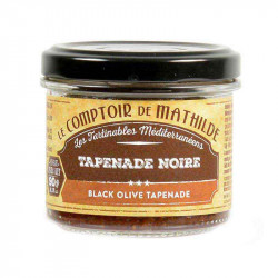 Tapenade d'Olives Noire Le Comptoir De Mathilde 90G