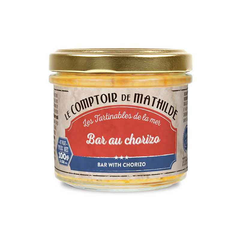 Bar Au Chorizo Le Comptoir De Mathilde 100G