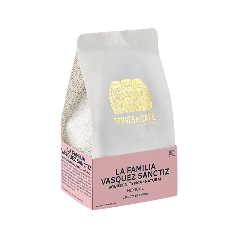 Café Mexique La Familia Vasquez Bourbon Terres de café 250G