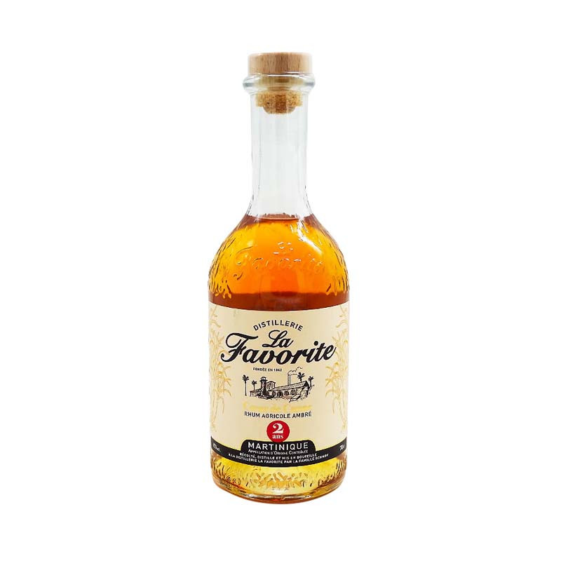 Rhum Ambré La Favorite Coeur de Canne 2ans 70CL