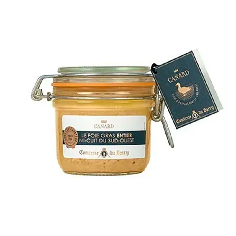 Foie gras de canard entier mi-cuit Comtesse Dubarry 125G