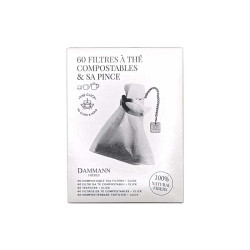 Boite de 60 filtres à Thé Universels Dammann Frères