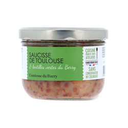Saucisse de Toulouse et Lentilles Vertes Individuel 310G