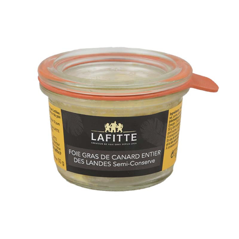 Foie gras de canard entier mi-cuit en verrine 50G