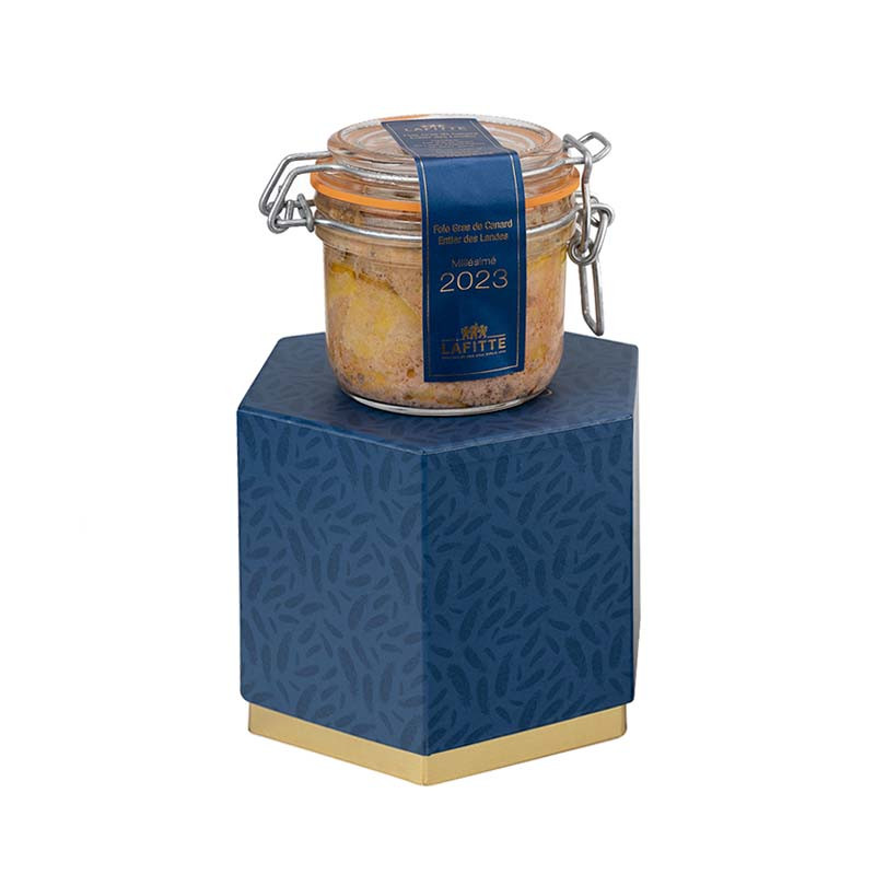 Foie gras de canard entier millésimé en coffret 180G