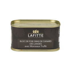 Bloc de foie gras en morceau (30% foie gras) Boîte 130G
