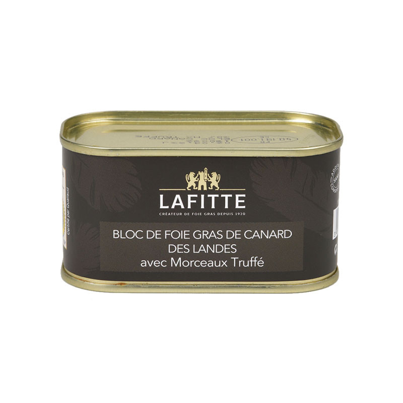 Bloc de foie gras en morceau (30% foie gras) Boîte 130G