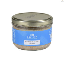 Rillette Pur canard en bocal 180G
