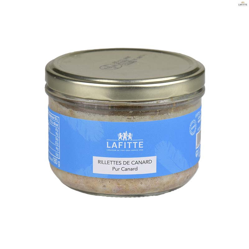 Rillette Pur canard en bocal 180G