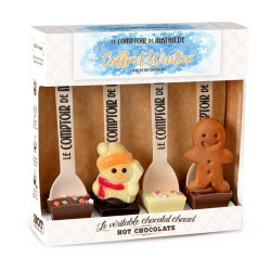 Cuillère 4 Hot Choc "Edition Winter" 4x30G Comptoir Mathilde