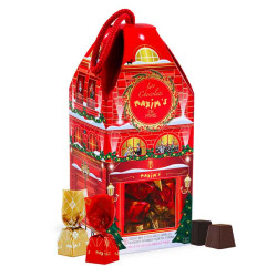 Box Chocolats de Noël 16 chocolats assortis Maxim's 176G