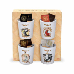 Coffret 4 tasses gourmandes 16 chocolats assortis - Maxim's