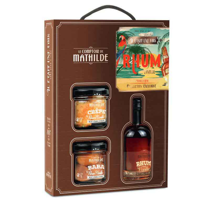 Coffret Il Était Une Fois Rhum Vanillle Comptoir De Mathilde