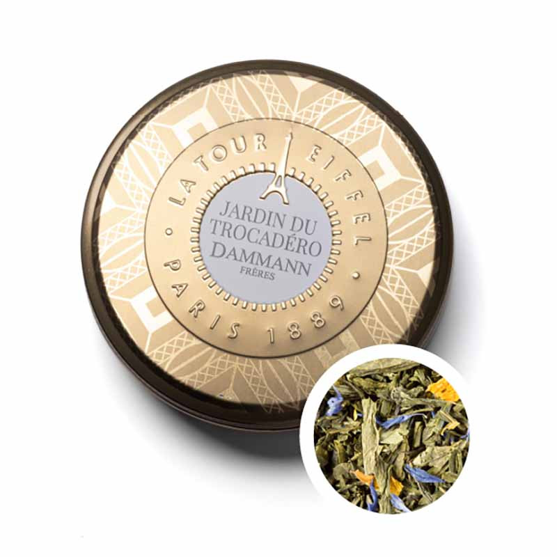 Boite 6 sachets Thé Jardin du Trocadero Dammann Freres 12G