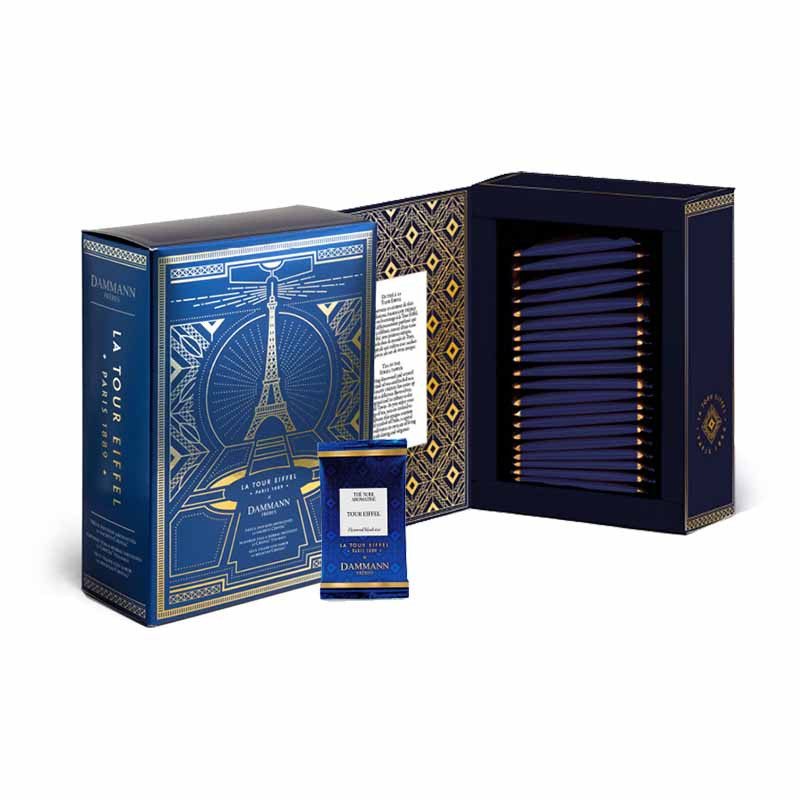 Coffret Tour Eiffel Dammann Frères 20 sachets