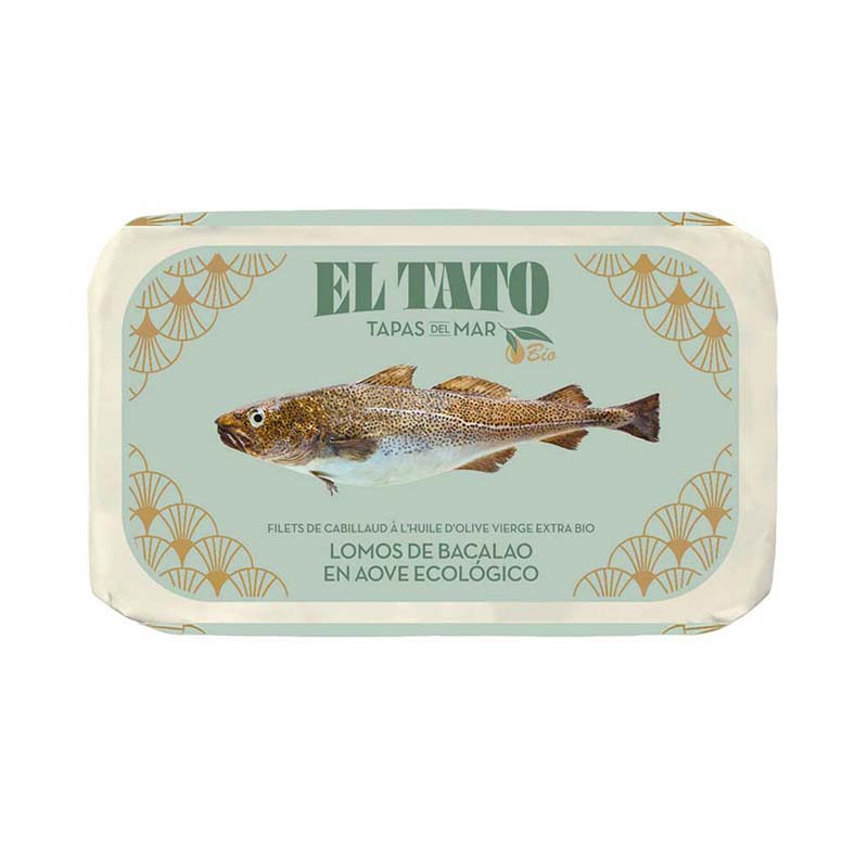 Filets de Cabillaud à l'Huile d'Olive Vierge Extra Bio 110G