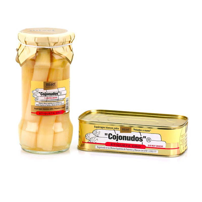 Asperges Extra Grosses 7-8 unités Bocal Verre 300G