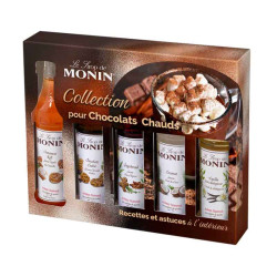 Coffret Chocolat Chaud 5 mignonnettes de sirop Monin 5x5CL