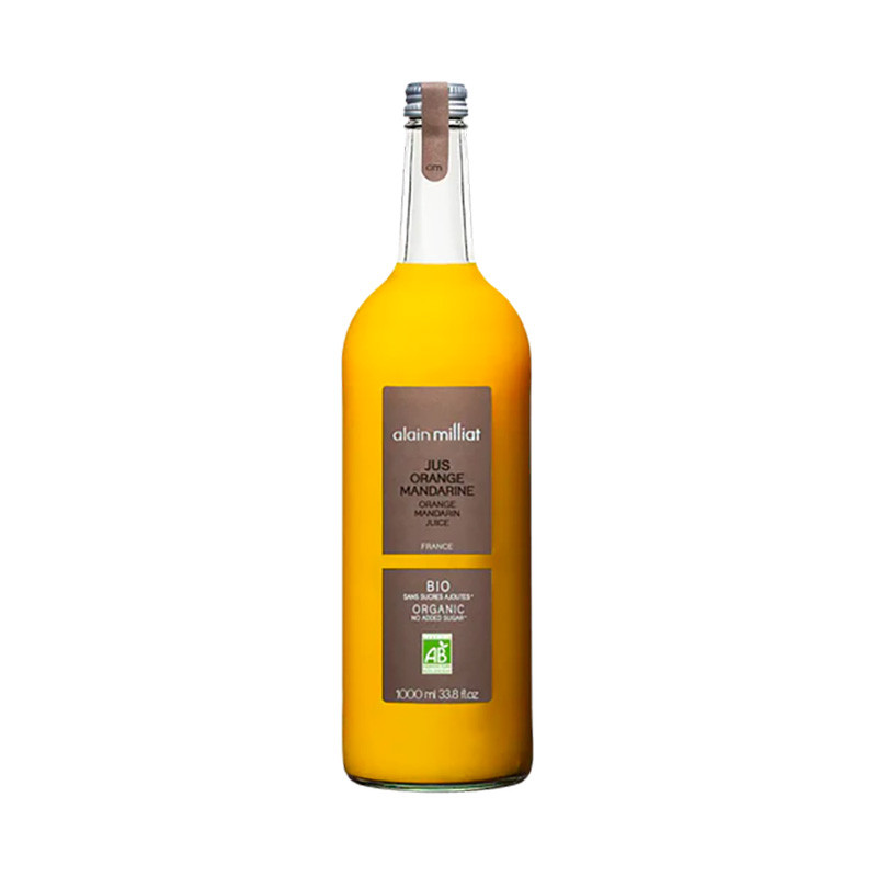Jus Orange et Mandarine biologique 1L Alain Milliat
