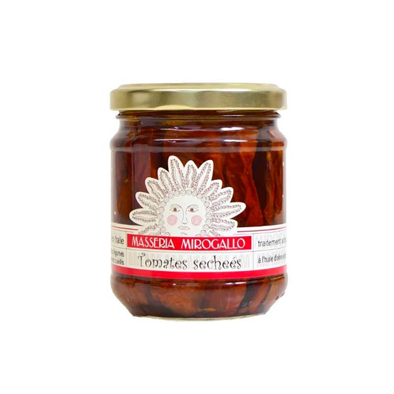 Bocal de Tomates Séchées à l'Huile d'Olive Mirogallo 195G