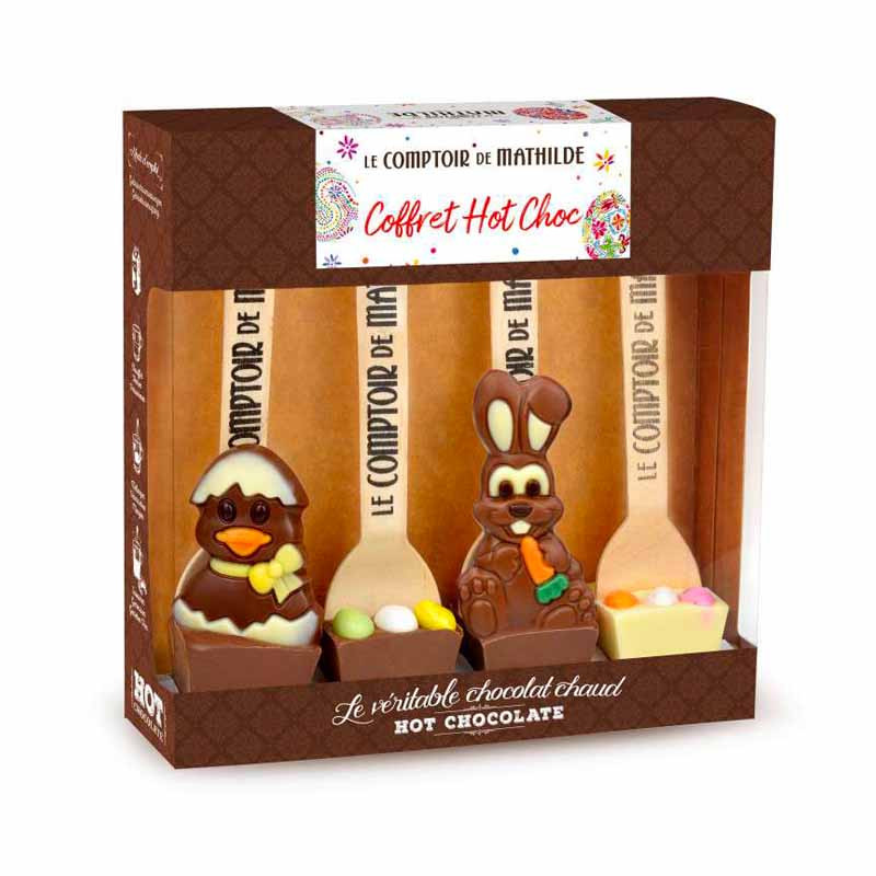 Coffret 4 Hot Choc Édition Printemps Le Comptoir de Mathilde